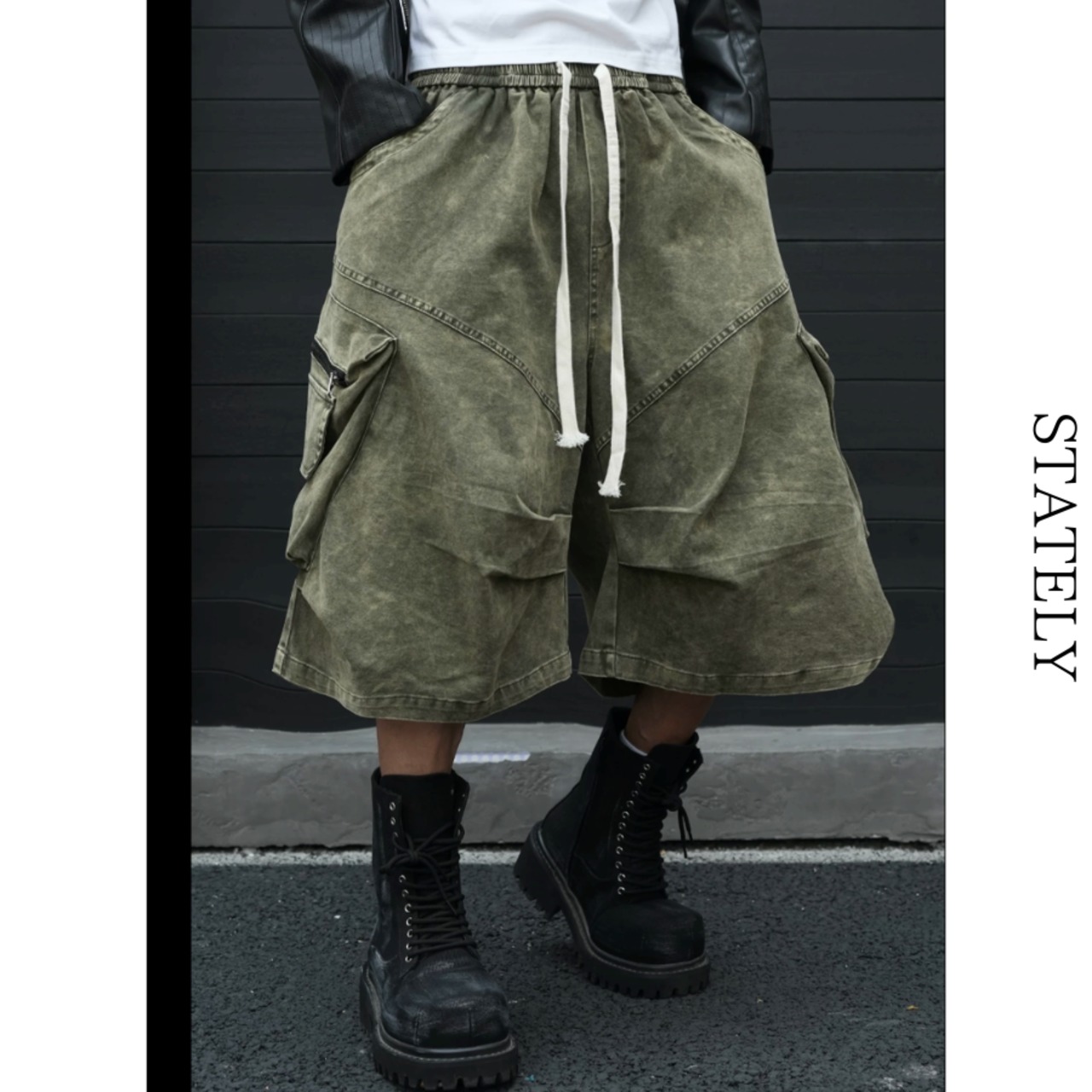 Vintage Cargo ハーフパンツ/2color_B215・画像8