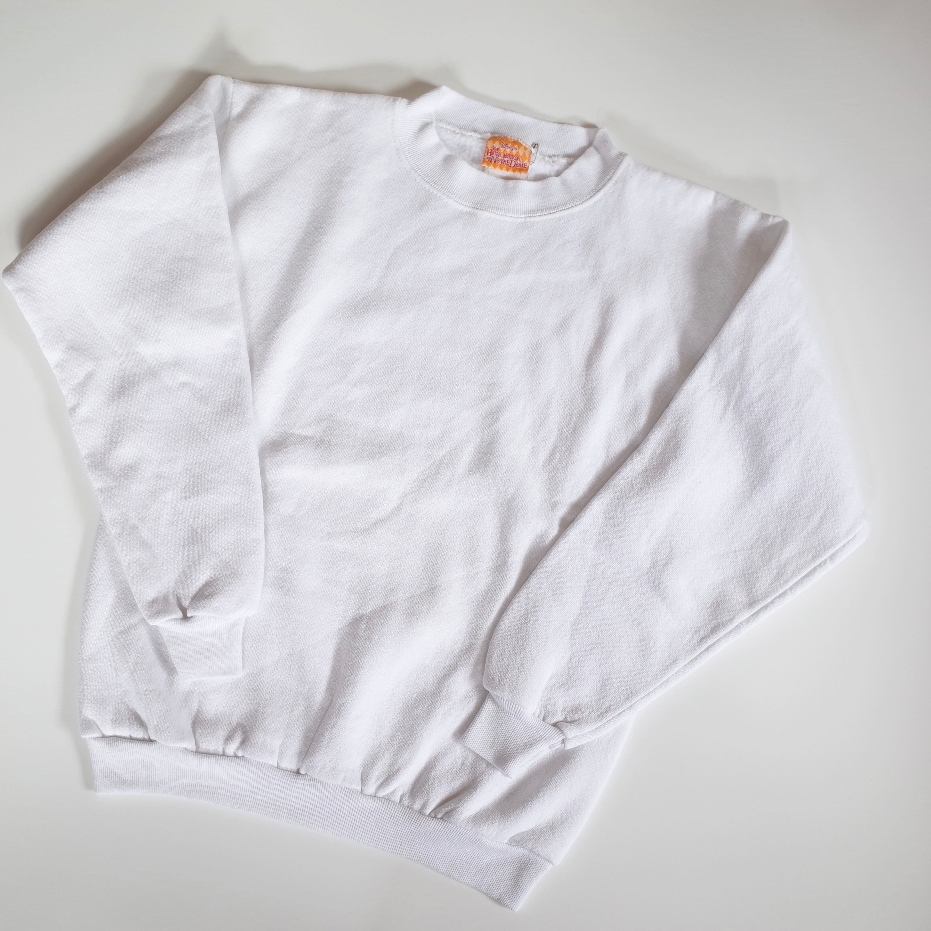90s plain sweat "white"