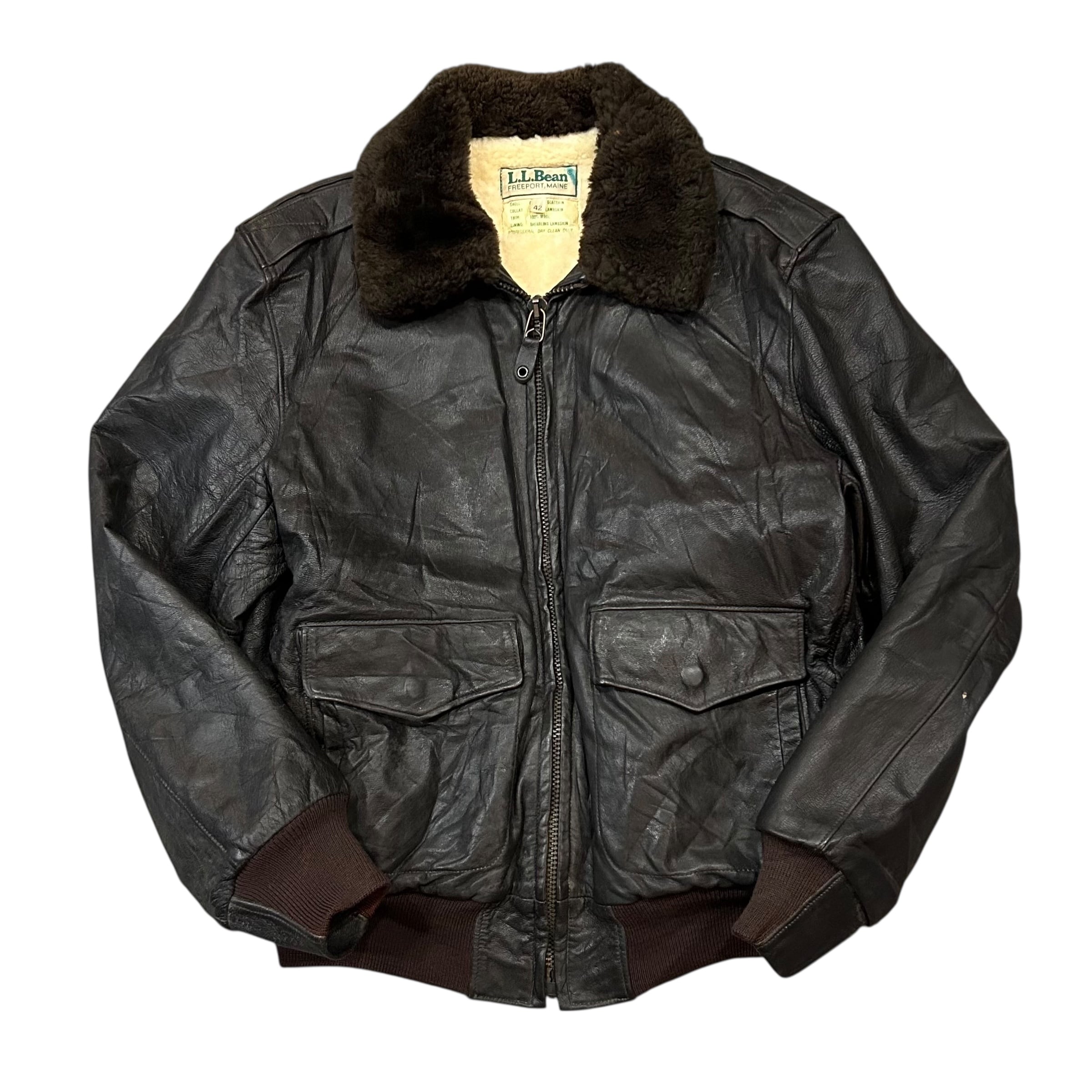 【古着】80’s L.L.Bean "G-1" Flight Jacket