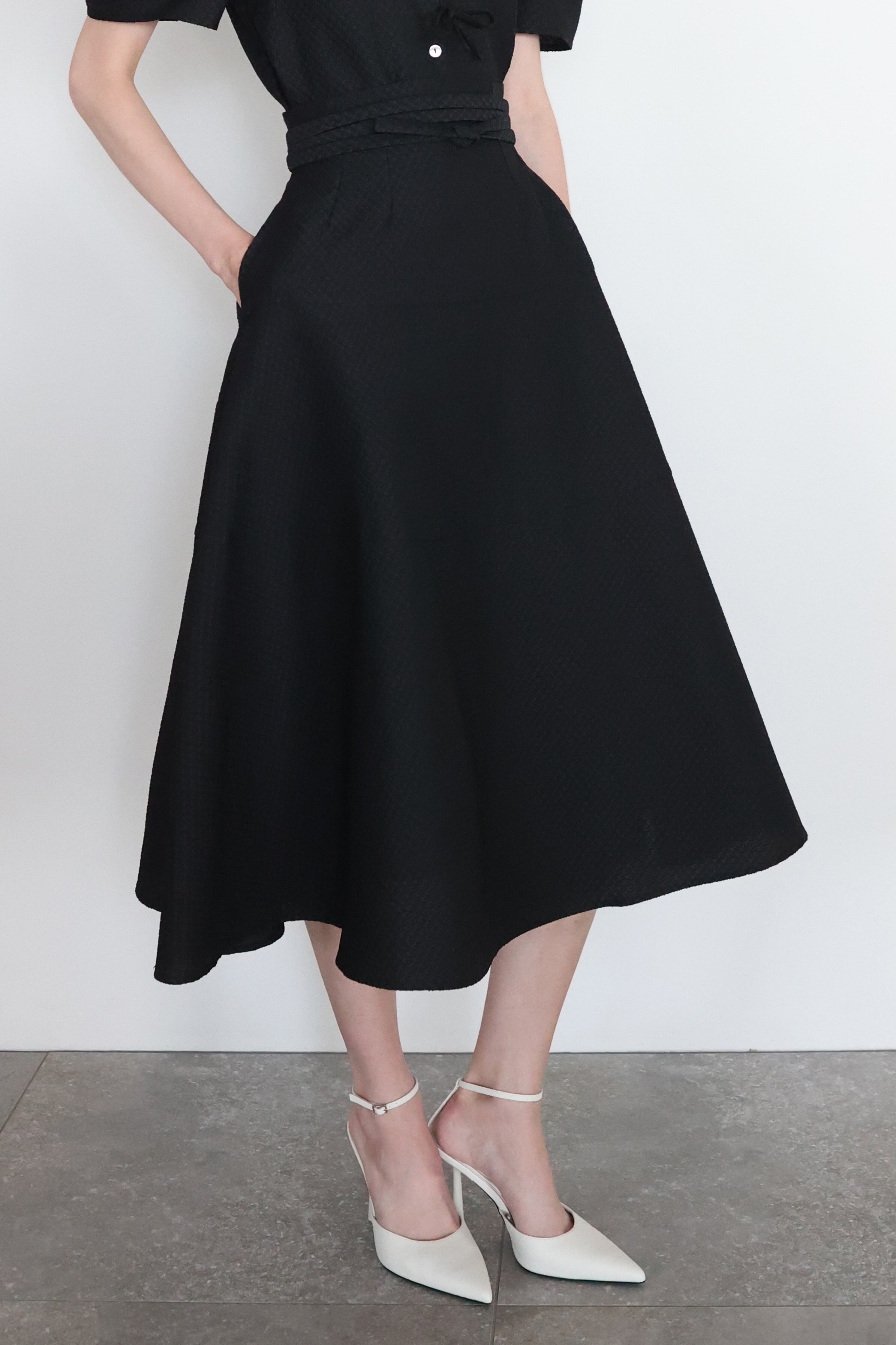 ☆売り切れました☆㉒ 代わら Ladies＊shuca・白黒細かいチェック柄 