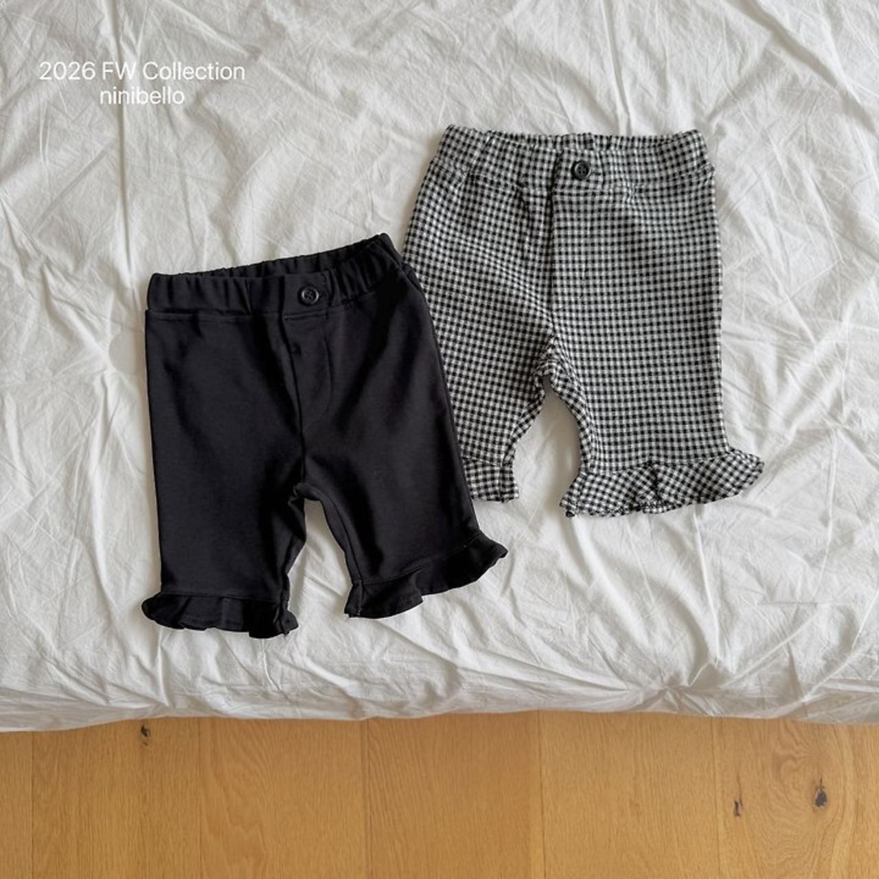 韓国子供服 / ninibello / Margo Capri Pants  / パンツ *XS~XXL*