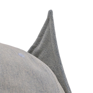 【Feng Chen Wang】Black Washed denim Cat earflap Baseball