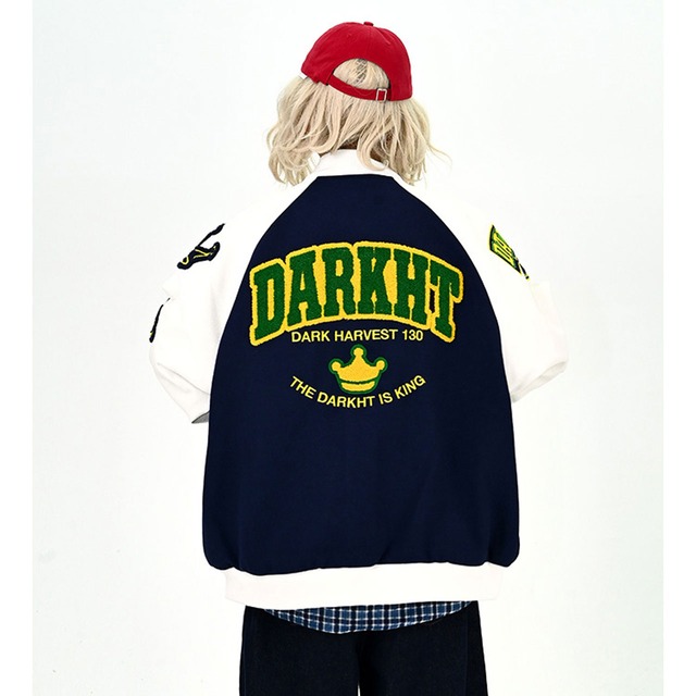 ビッグロゴカレッジスタジャン 2col R01002