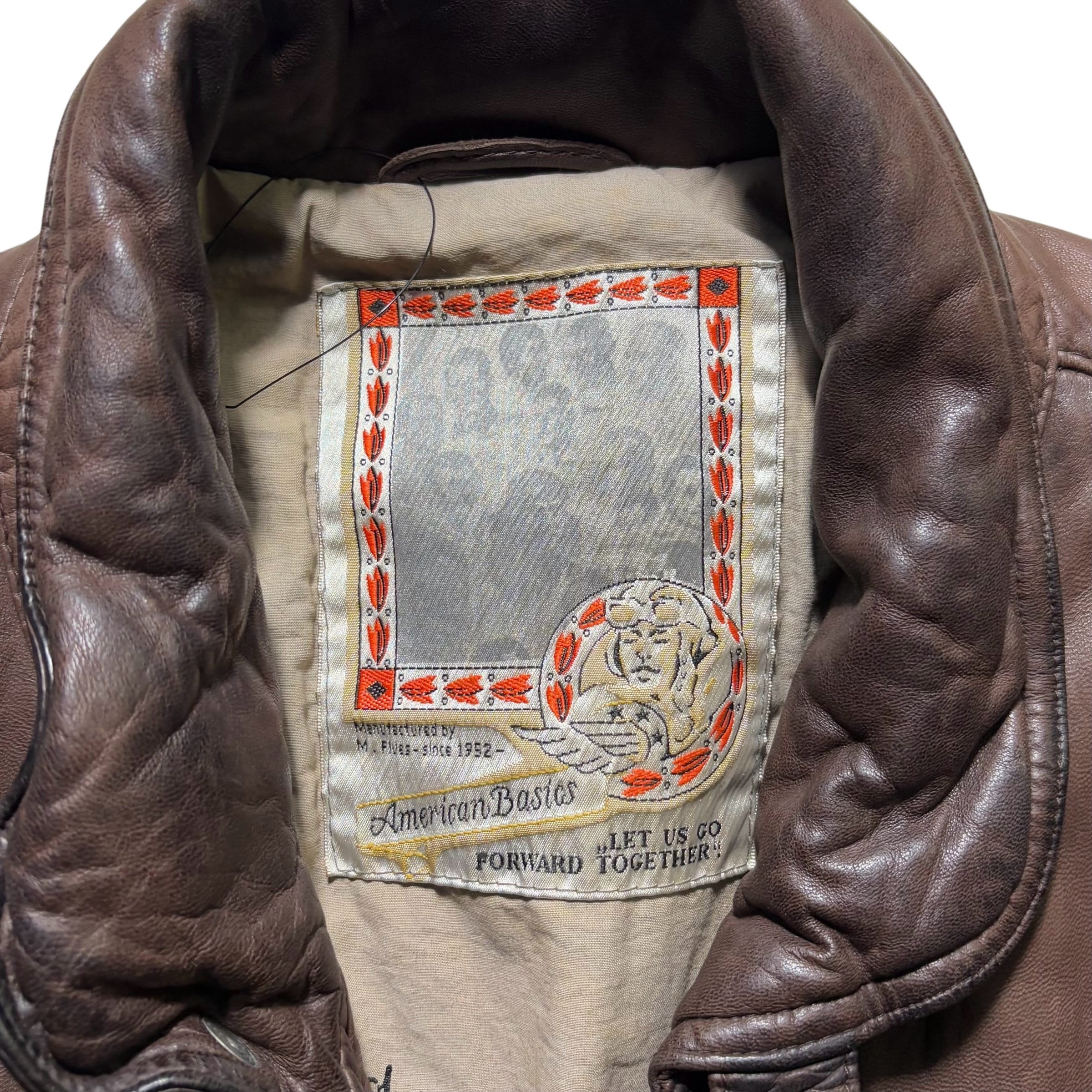 unknown vintage leather coat | NOIR ONLINE