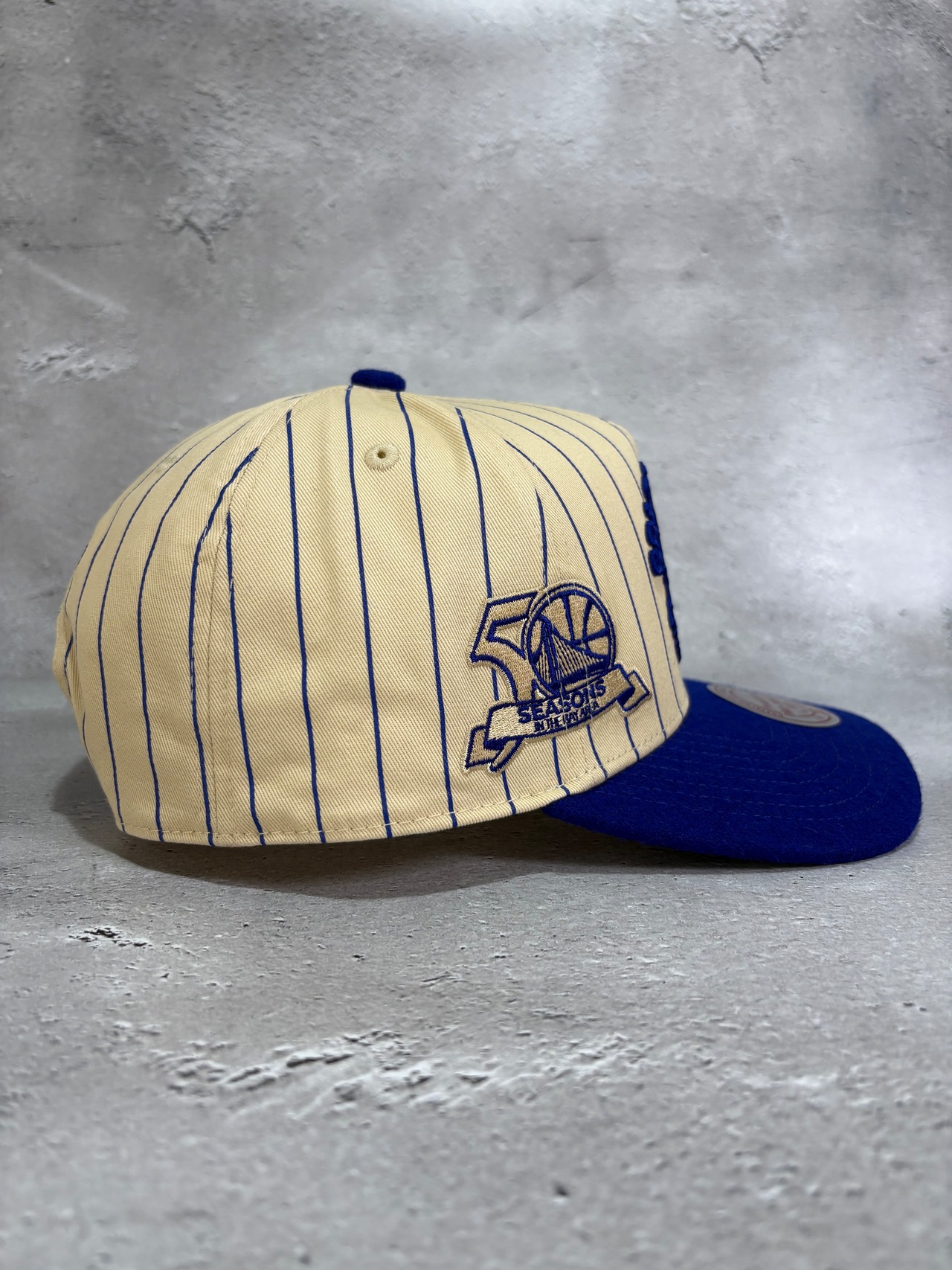 Mitchell＆Ness/ミッチェルアンドネス NBA ゴールデンステート・ウォリアーズ キャップ クリーム