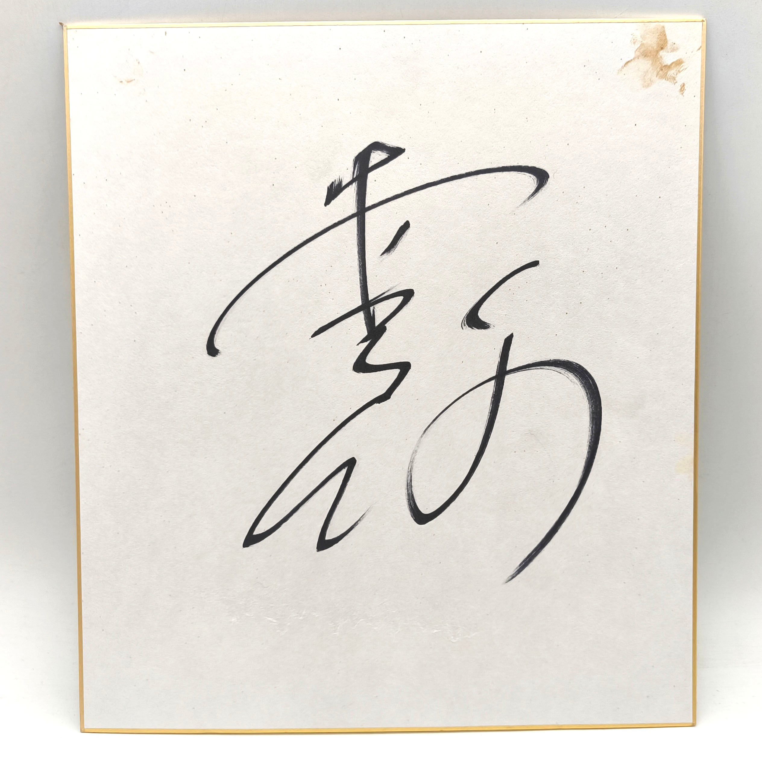 隆の里・大相撲・力士・サイン・手形・色紙・No.200321-004・梱包