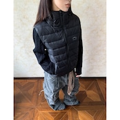 【暖かさUP】ストリート ニットスリーブダウンジャケット T1998