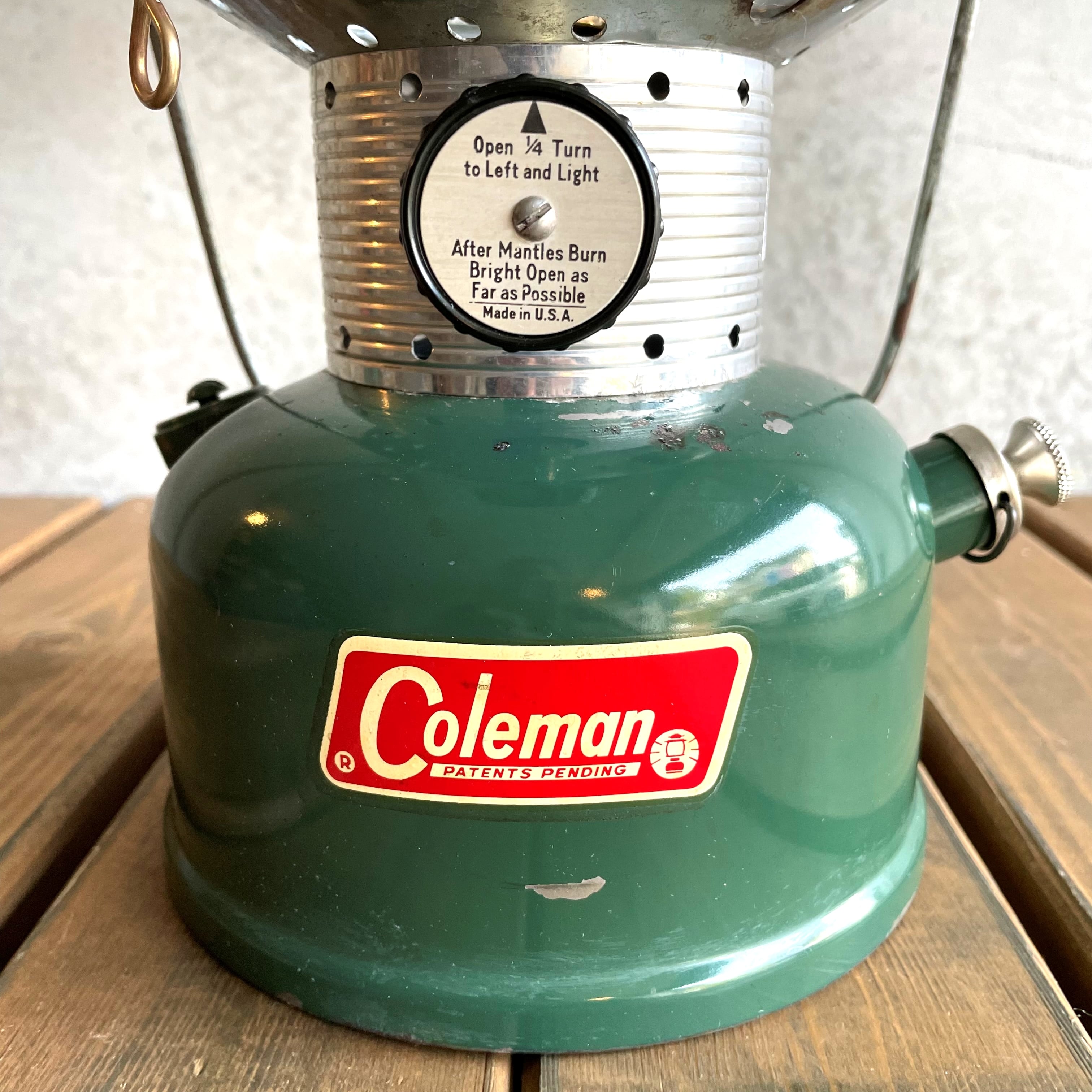 【美品】Coleman220F 1969年3月製 コールマン 220F前期 パテペン 1969年3月製造 ツーマントル ランタン