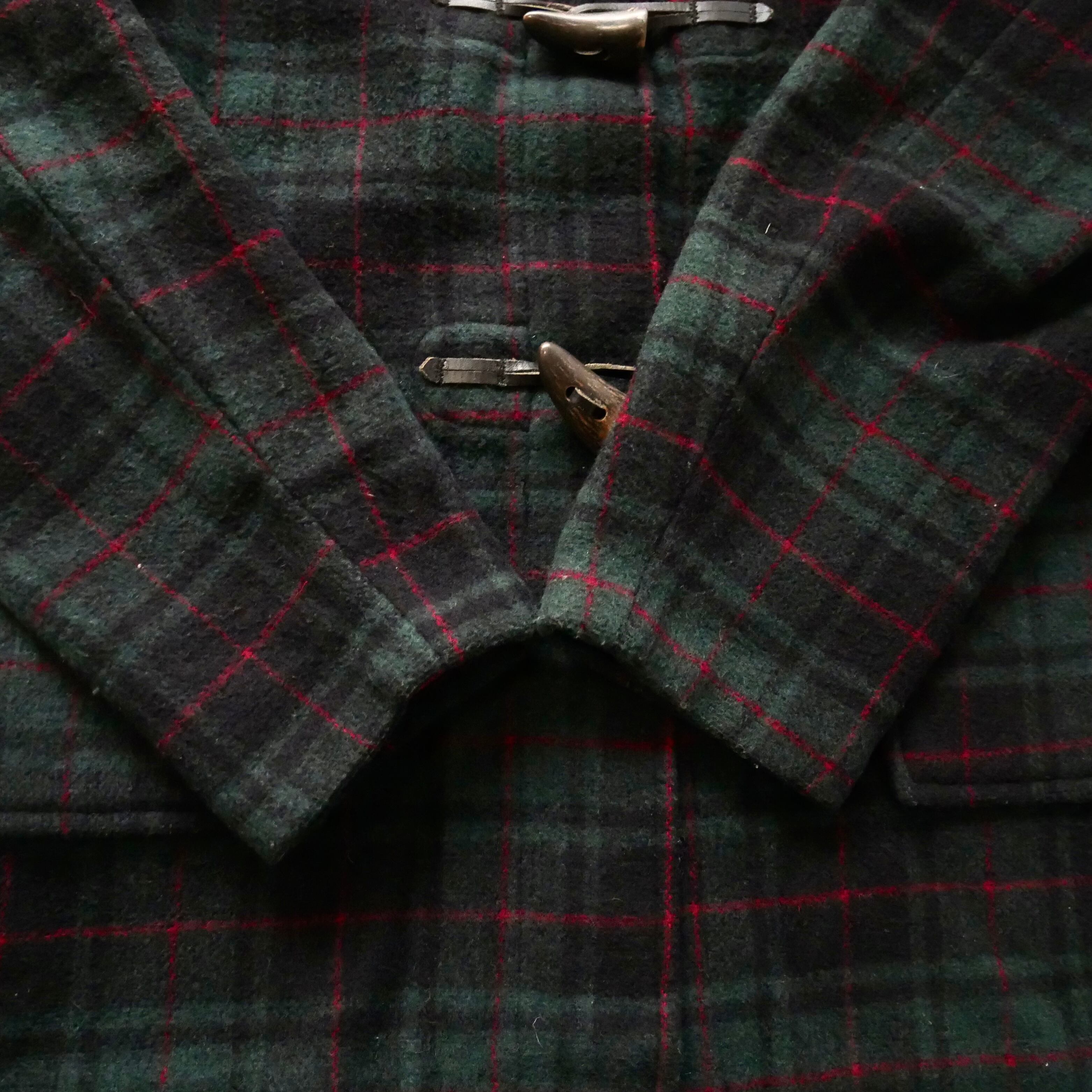 Made in England gloverall check duffle coat イングランド製