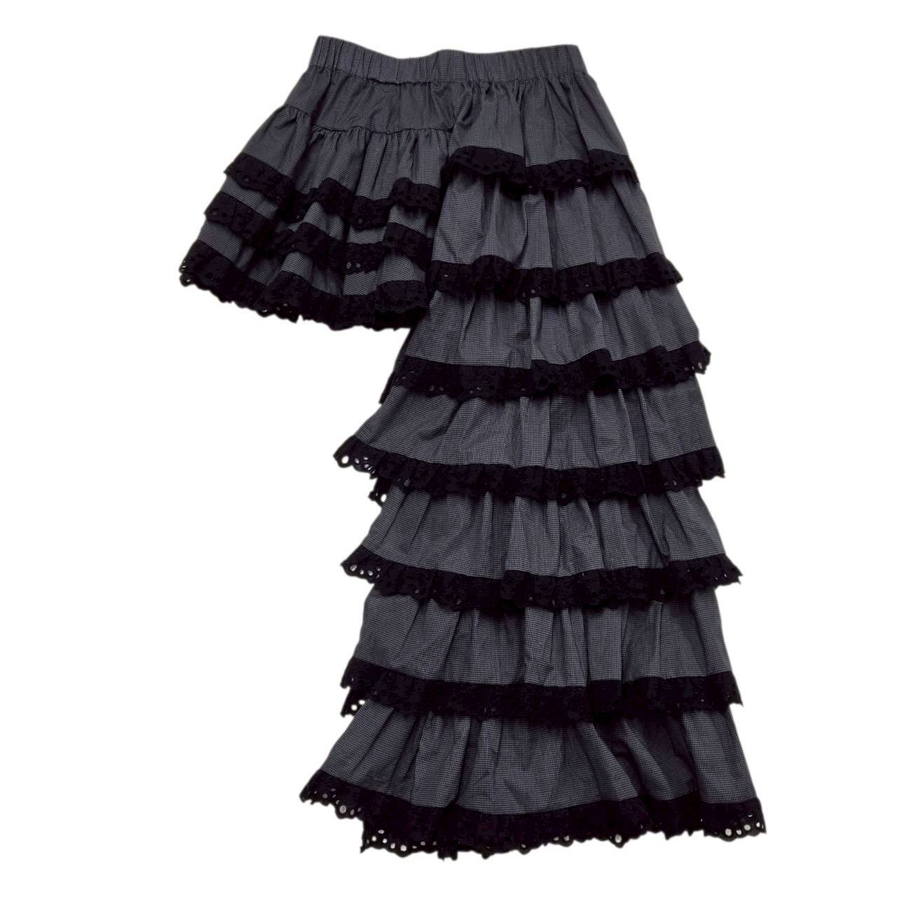 S/S アシンメトリーフリルスカート | lilLilly official webstore
