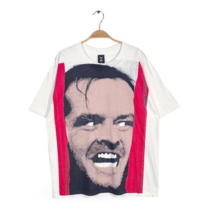 00s 美品 映画 シャイニング ジャックニコルソン Tシャツ THE SHINING ムービーT HANES ヘインズ メンズL BA0025