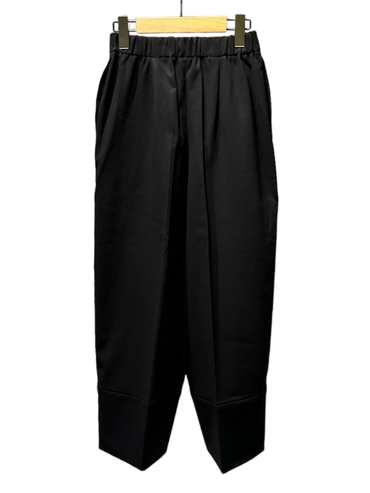 24AW】ENFOLD エンフォルド / CROPPED WIDE-TROUSERS / ワイドパンツ 