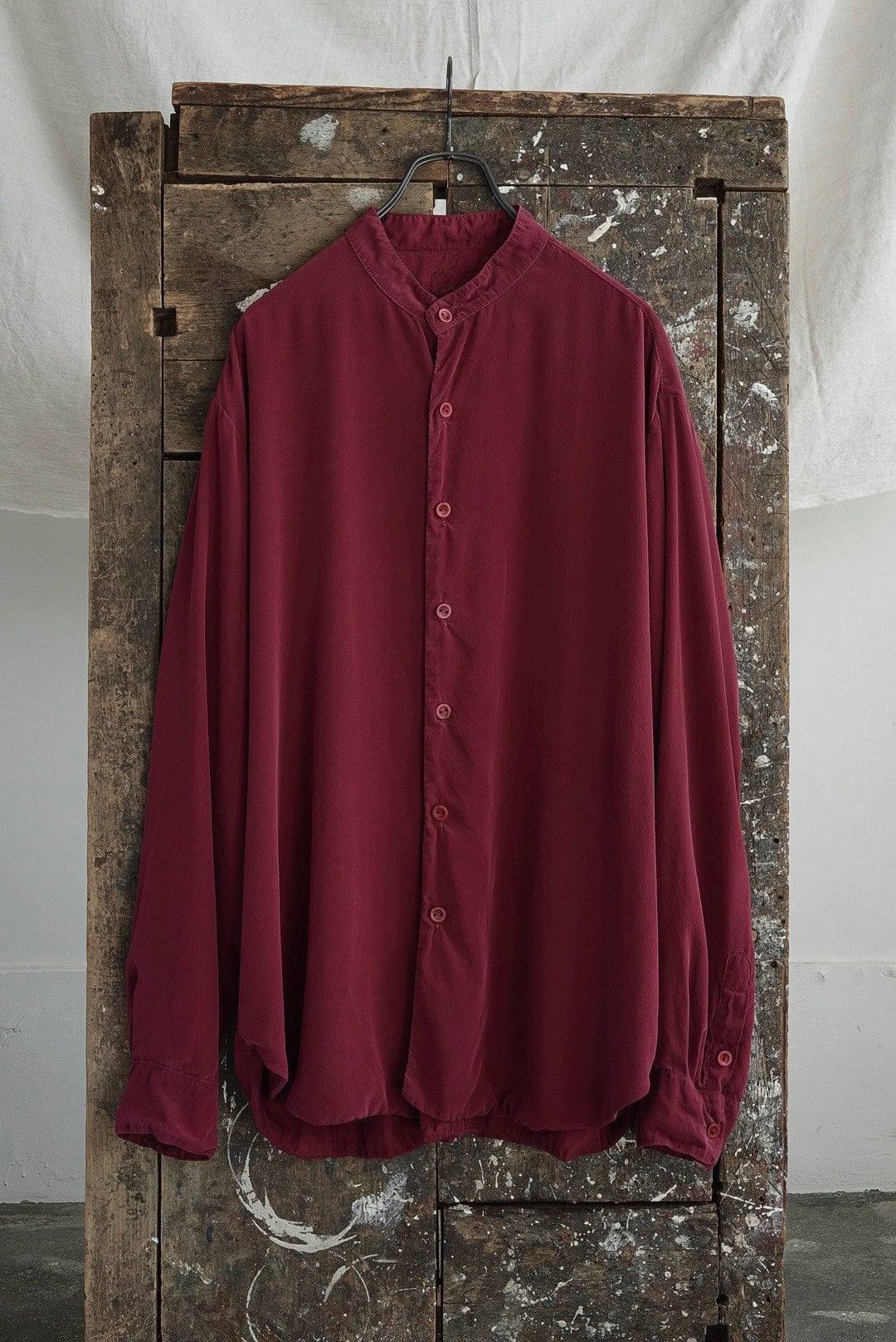CHEZ VIDALENC - SILK SHIRT MILOU | Brownie