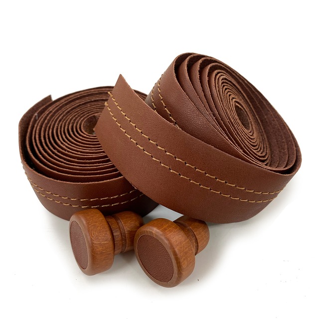 MULLER_vintage Leather Bar Tape_CHOCO（レザーバーテープ　チョコ）