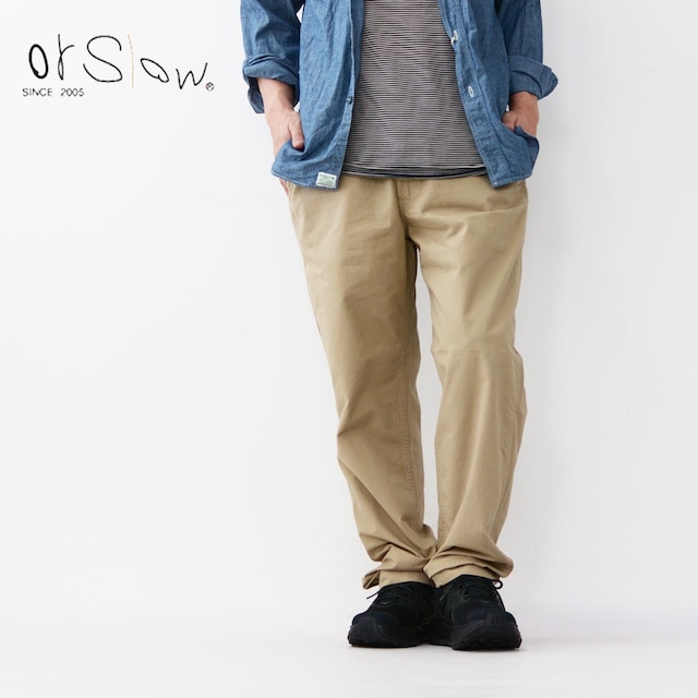 orslow[オアスロウ] UNISEX NEWYORKER PANTS BEIGE  [03-1002-67] ユニセックス ニューヨーカーパンツ・イージーパンツ・リップストップ・MEN'S/LADY'S [2024SS]