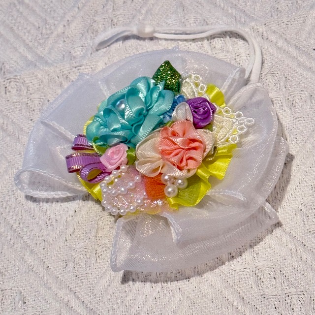 【YOSEUE(寄せ植え)チョーカー】グランデサイズ 犬猫チョーカー  リボン 犬用 猫用 数量限定 誕生日 お祝い 記念日