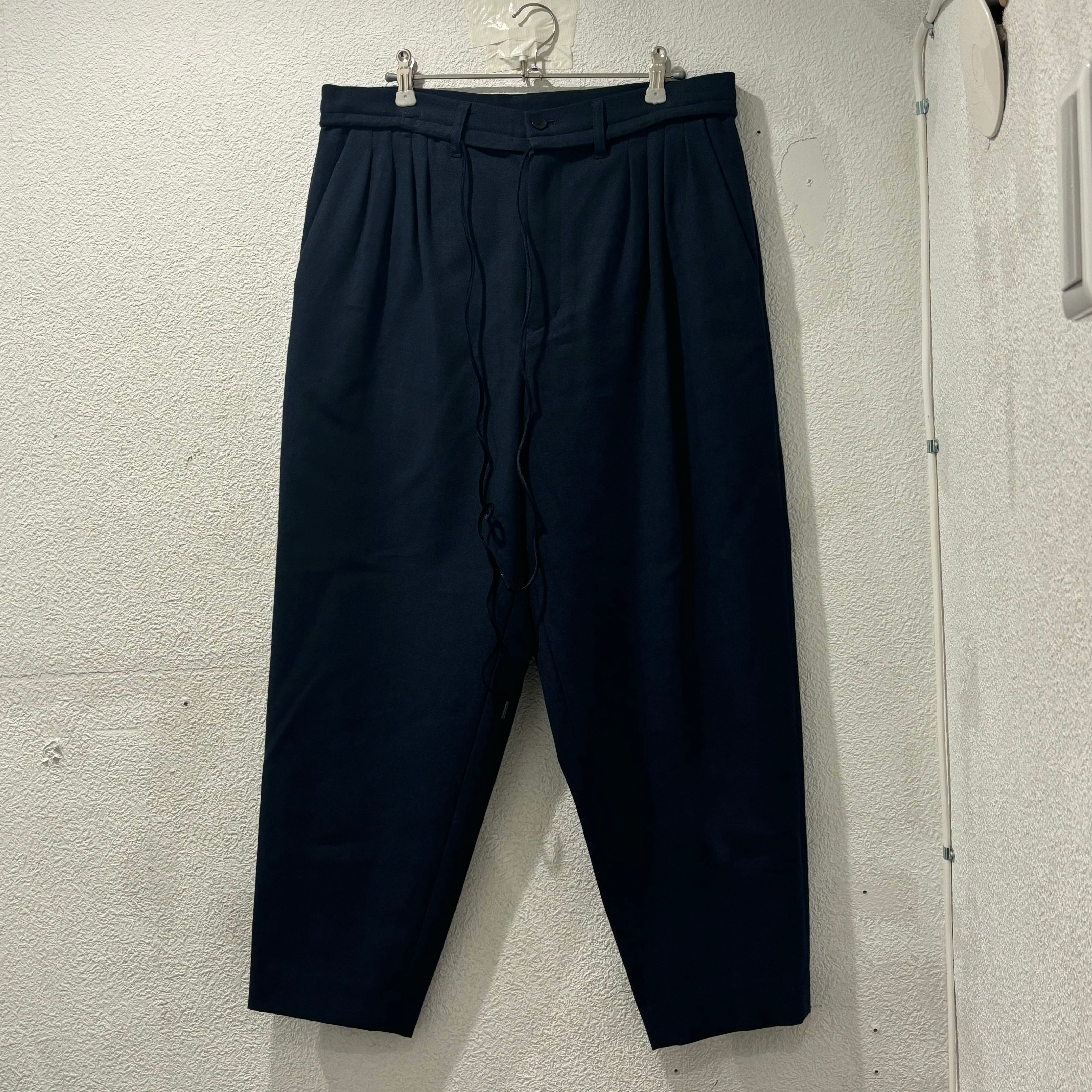 Edwina Hoerl エドウィナホール 4タックワイドテーパードパンツ  