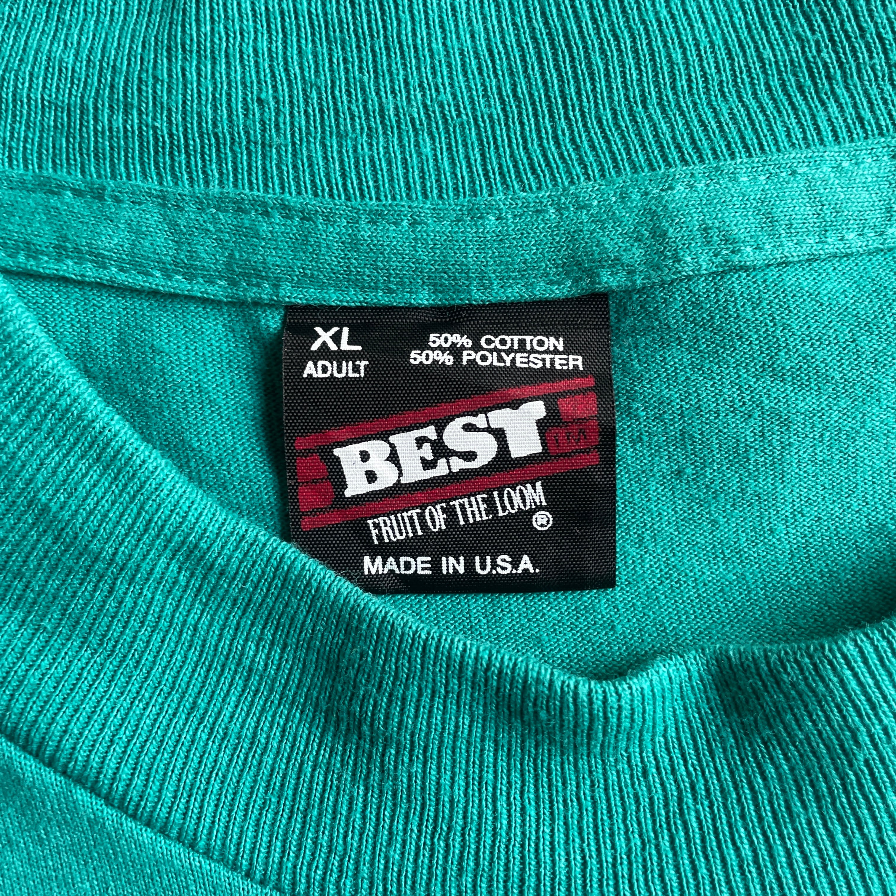 90年代 フルーツオブザルーム FRUIT OF THE LOOM BEST カレッジTシャツ USA製 メンズS ヴィンテージ /eaa252622