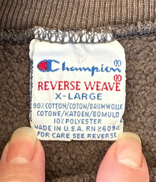 -Champion- Vintage 90s XL NORTRE DAME Reverse Weave Sweat made in USA