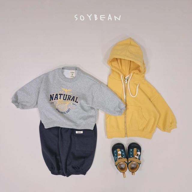 《送料無料》予約:ナチュラルスウェット【soybean】※ジュニアサイズ