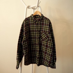 USED WOOLRICH Plaid BD L/S Flannel Shirts