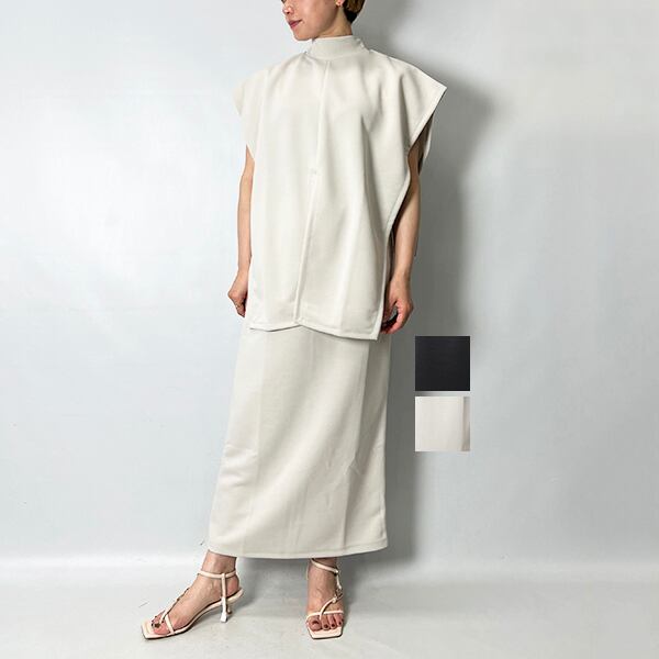 RIM.ARK リムアーク Asymmetry cape & sk set 460HAS83-0591 2024秋冬 