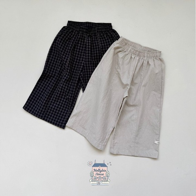 【取寄】mollybin｜toffee nut wide pants｜トフィーナッツワイドパンツ｜XS-JS｜kids&jr｜26 autumn