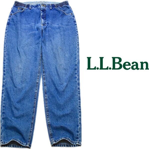L.L.Bean ジーンズ 100%コットン デニム パンツ ワイド