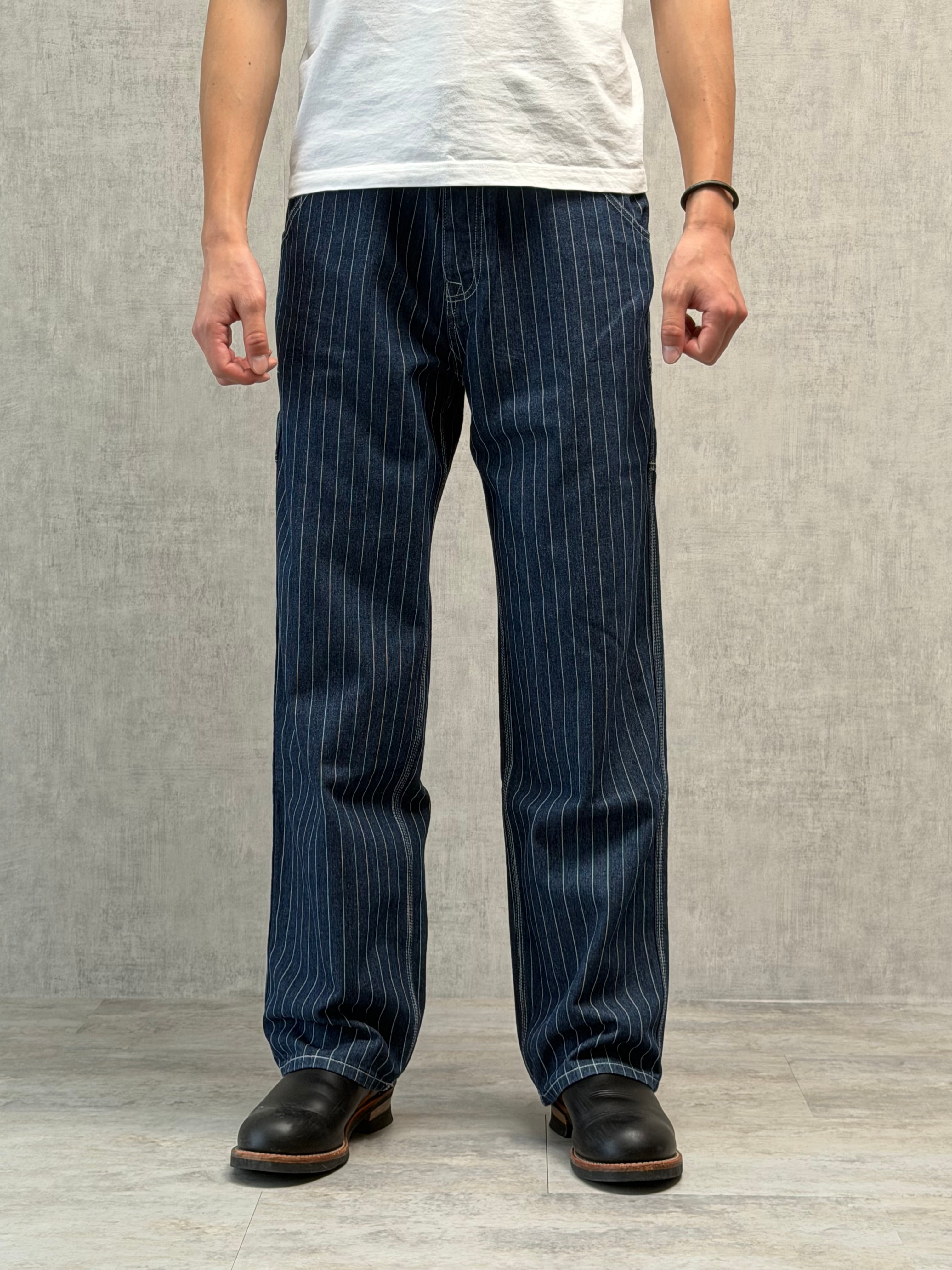 Wabash Stripe Straight Work Pants | 【ボトムス専門店】MODE SPACE