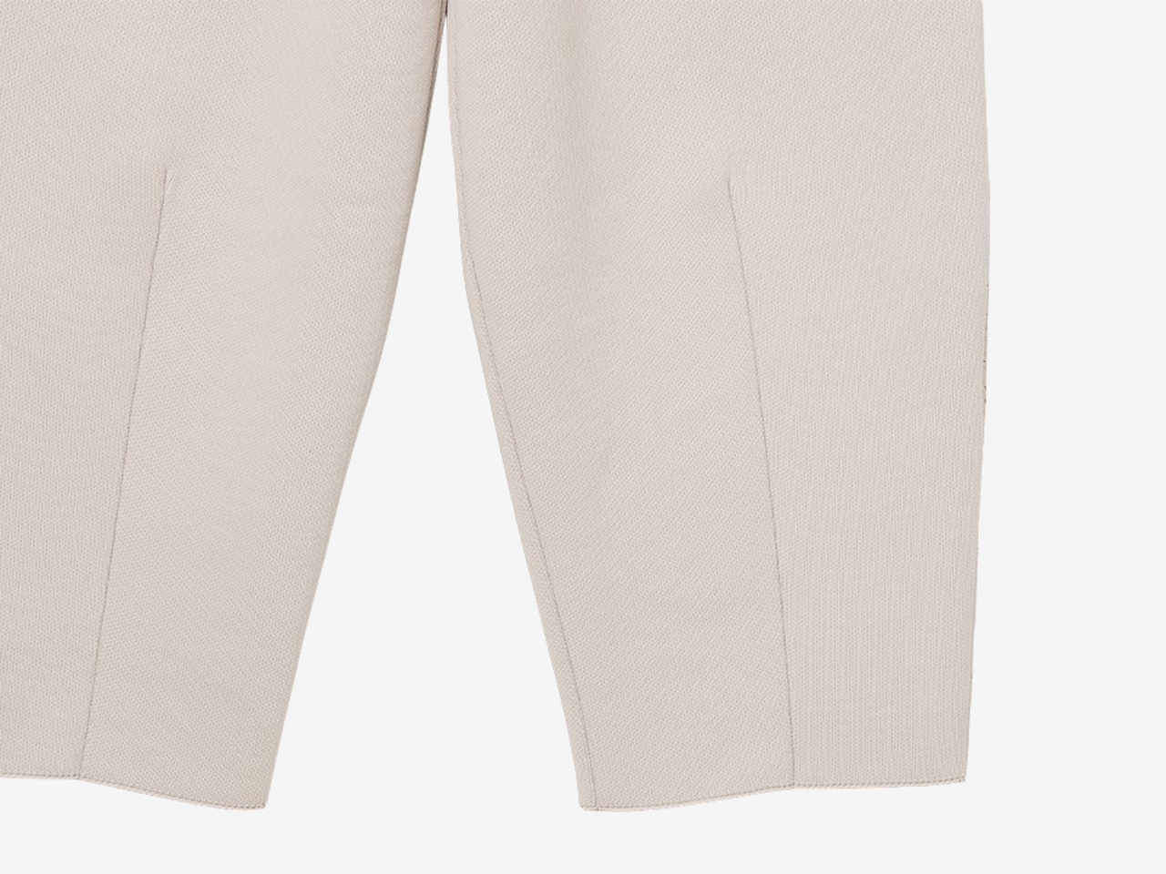 ecopet yarn COCOON PANTS / IVORY