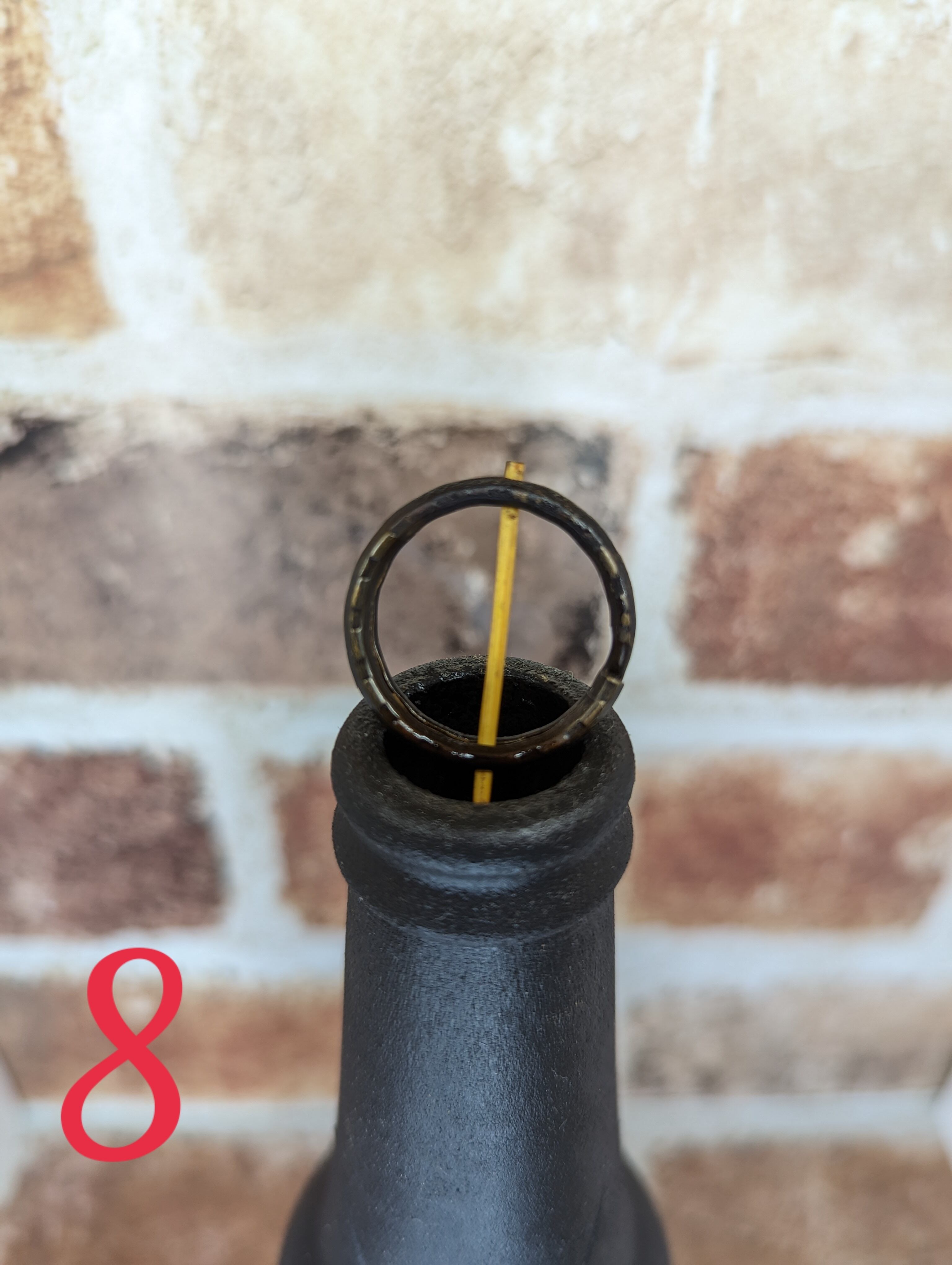 汚れが目立たないお香立て ごみ捨て簡単 灰が飛び散らない 空き瓶