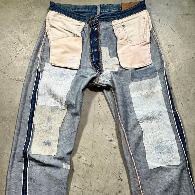 70's LEVI'S リーバイス 501 デニム 66 Big E 過渡期 刻印6 通常R