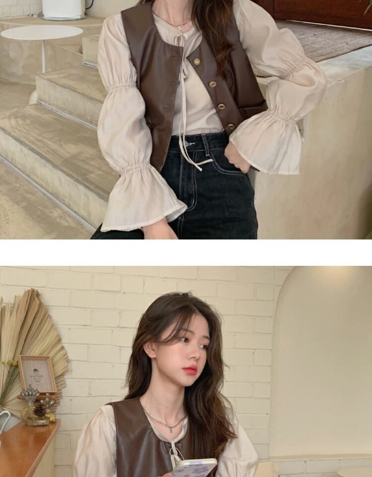 オータムシャツ スタンダードレッドスタイル ロング レトロ 秋物 萌量不足46601544573