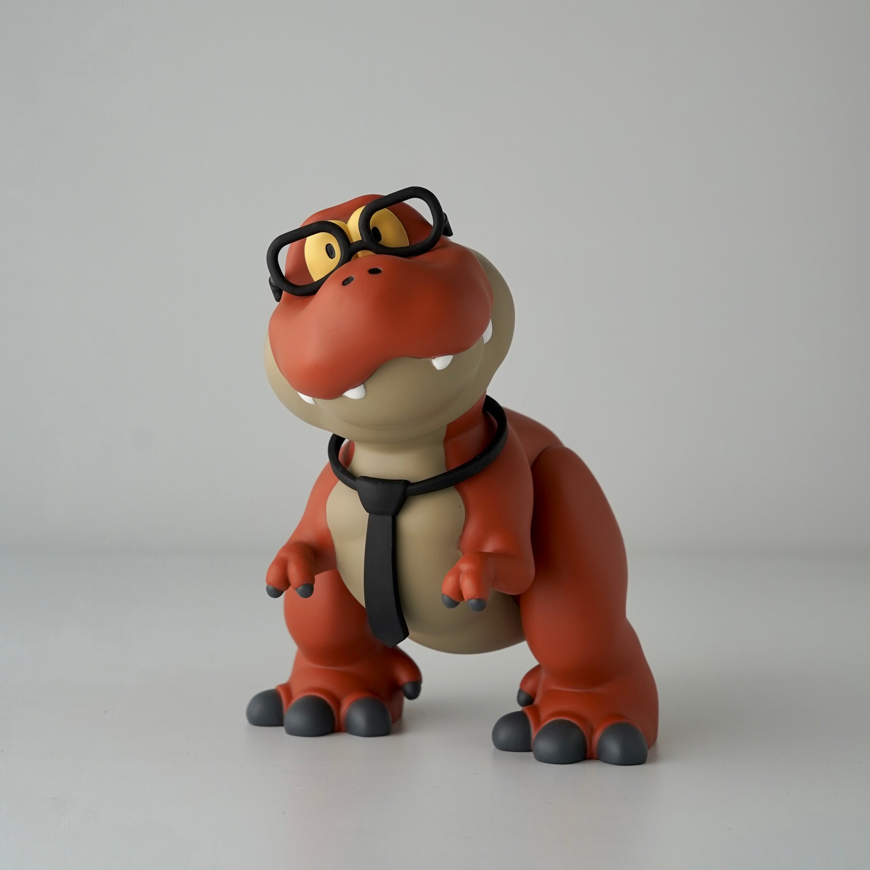 MONKEY CRAB Tiny Rex フィギュア Tiny Rex / Red 【Glasses & Necktie】 | MONKEY CRAB