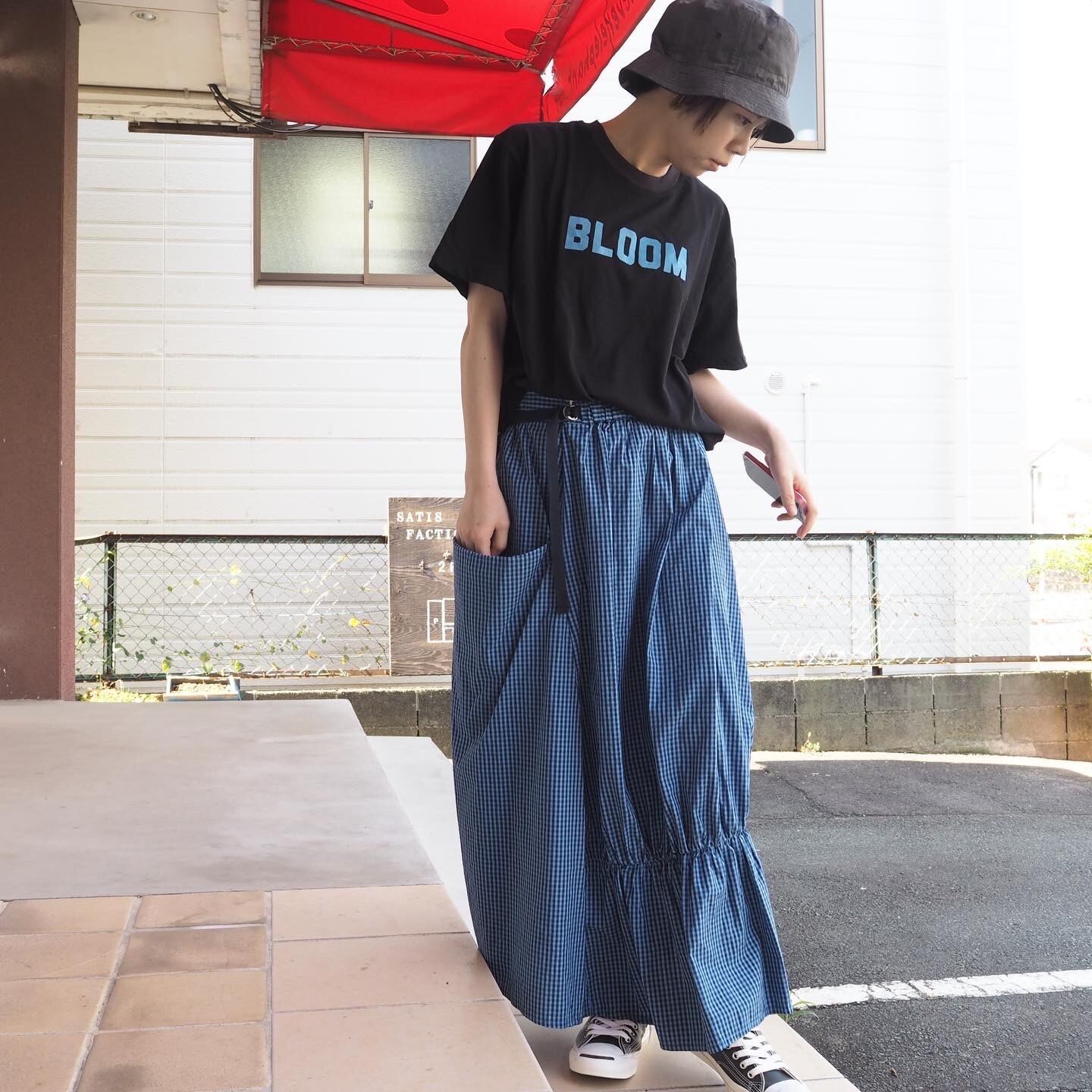buoyのEDODAKIシリーズより、ギャザーたっぷりなRAPスカート入荷 buoyのEDODAKIシリーズより、ギャザーたっぷりなRAPスカート入荷