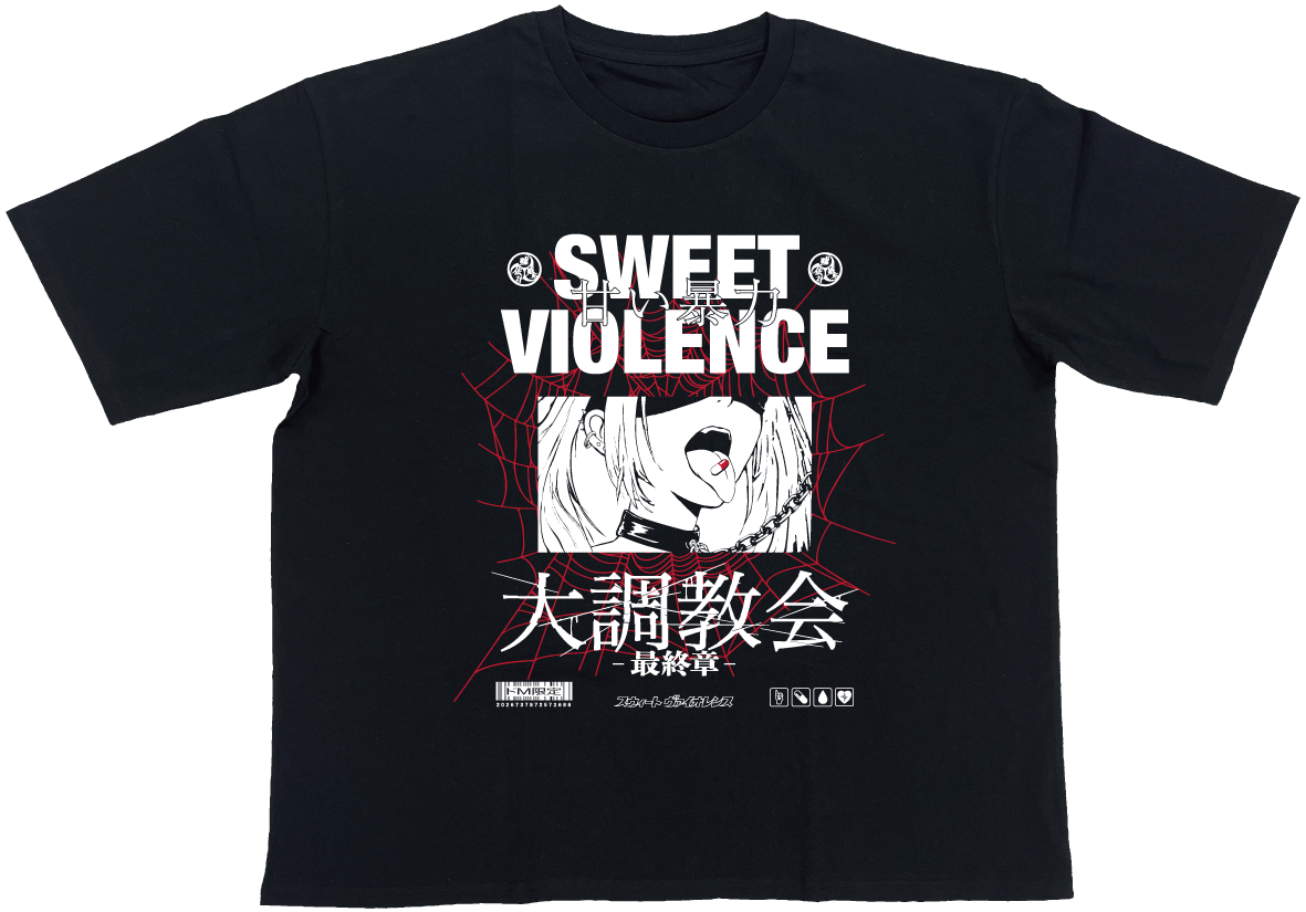 MASKED カフェ 甘い暴力 咲さん Tシャツ 最終章Tシャツ | 甘い暴力 電子商店