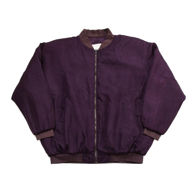 CasualCorner 90sVintage SilkBomberZipJacket