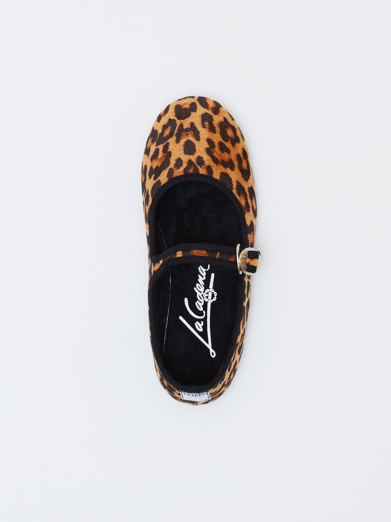 ＜LA CADENA＞Baby&Kids JAPONESA LEOPARD VELOUR x SOLID TRIM - 3