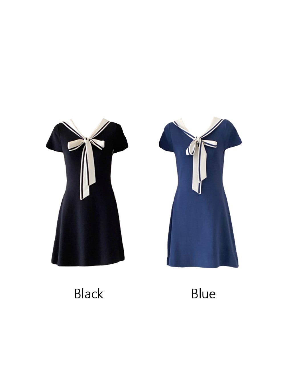 セーラースタイルネクタイアタッチミニワンピース | 韓国/ワンホン