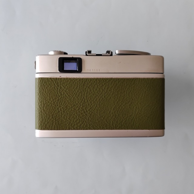 Konica C35 Flashmatic 整備済みフィルムカメラ｜本革抹茶グリーン・3ヶ月保証