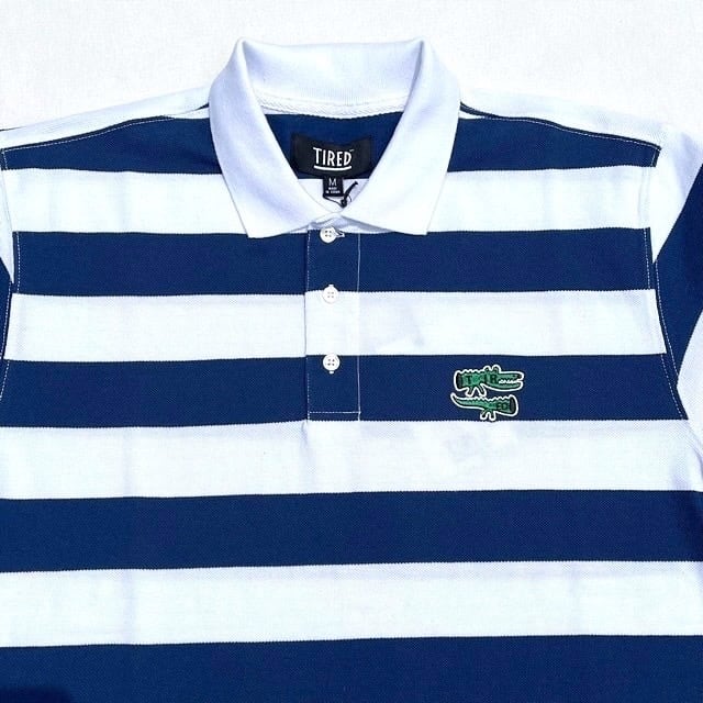 TIRED / THE GATOR STRIPED POLO | youth
