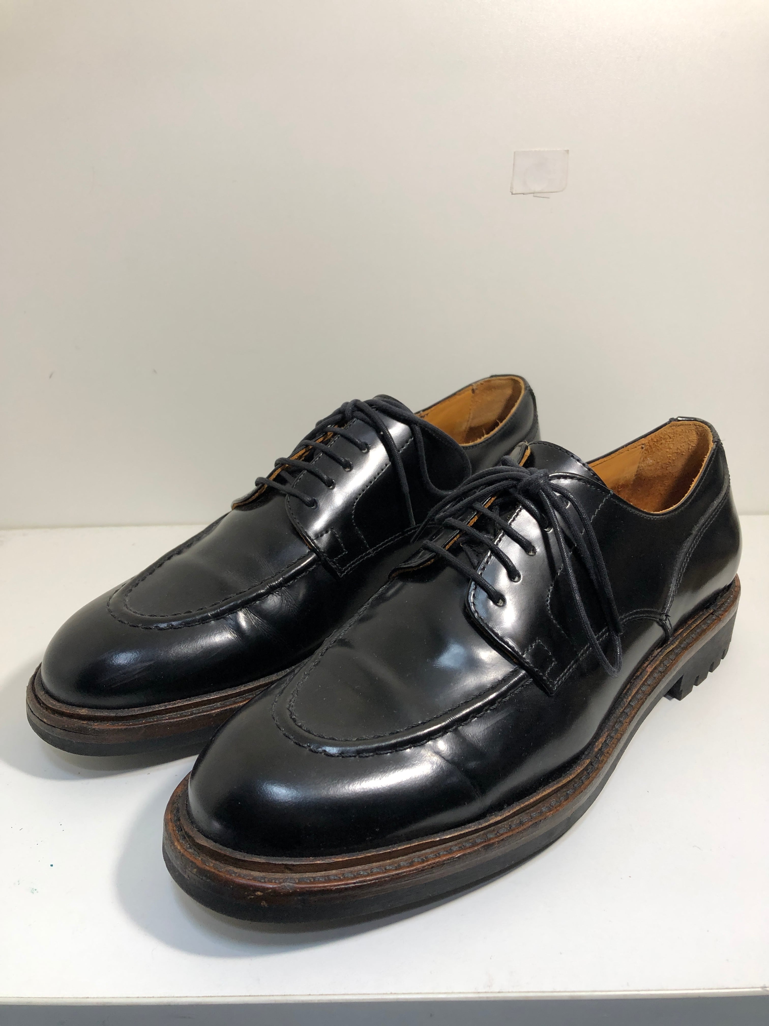 MN182 フランス製 J.M.WESTON ビジネスシューズ ストレートチップ 黒