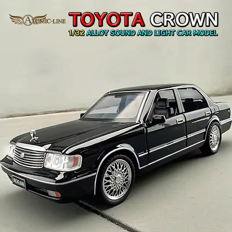 10代目 クラウン S15#型 1/32 ミニカー 全3色 ライト点灯 エンジン