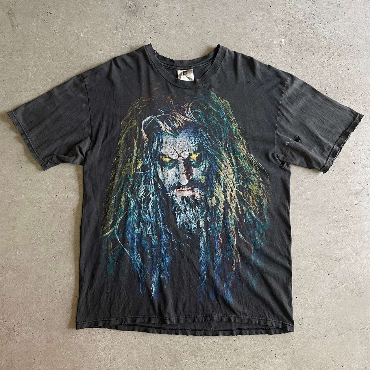 ヴィンテージ VINTAGE  Rob Zombie/ロブゾンビ フェイスプリントTシャツ メンズ L