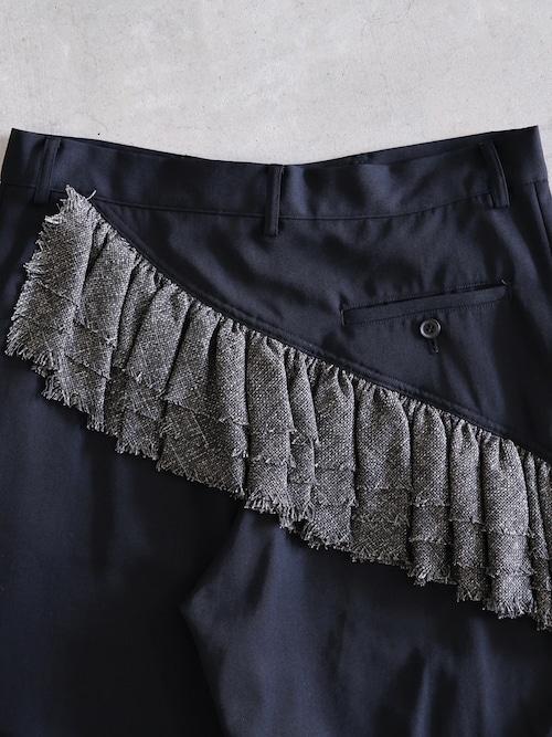 【Y's】hip design straight slacks