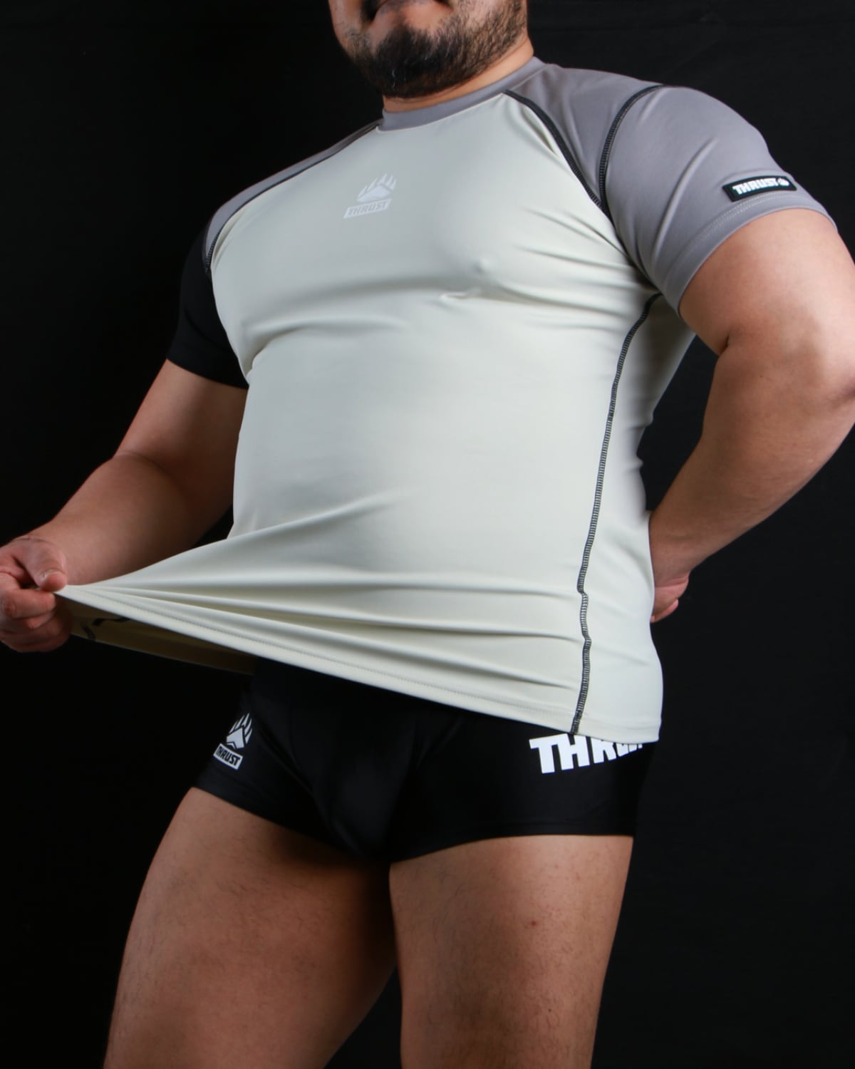 シルキーソフトコンプレッションTシャツ・Lizard | THRUST