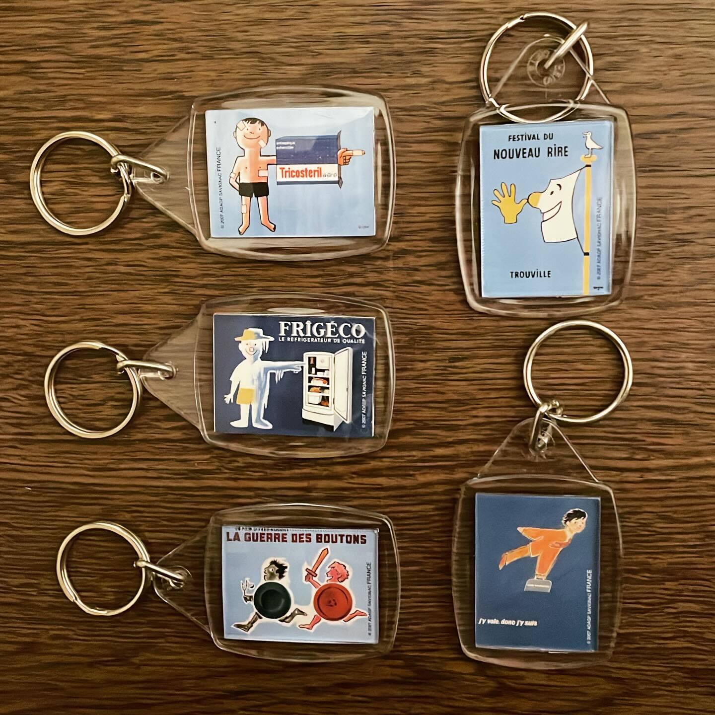 キーホルダー「レイモン・サヴィニャック　5個セット　フランス製」 - 画像1