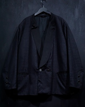 【WEAPON VINTAGE】"変形" Block Pattern Vintage Loose Tailored Jacket