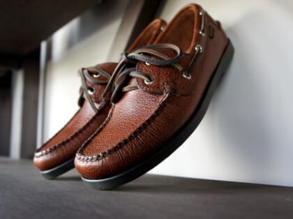 G.H BASS ジーエイチバス JETTYII 20320 Textured レザー TAN デッキ