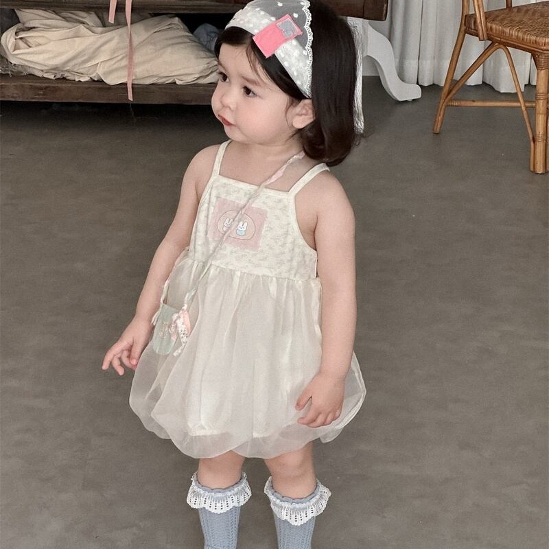 【BABY】韓国風レースワンピース